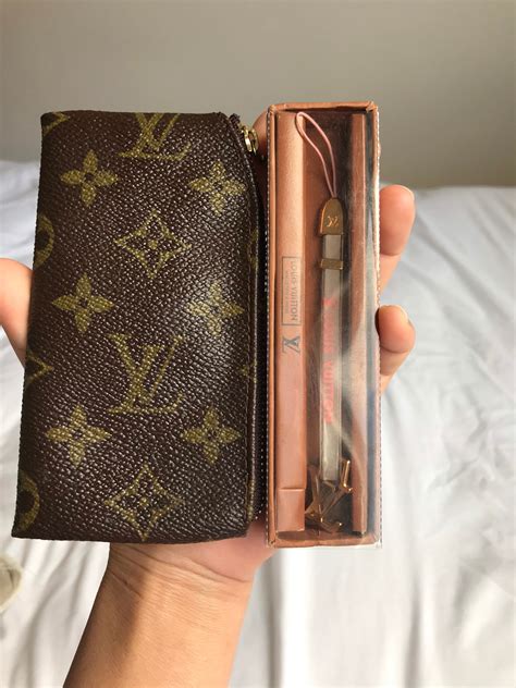 louis vuitton key ring wallet|louis vuitton keychain wallet.